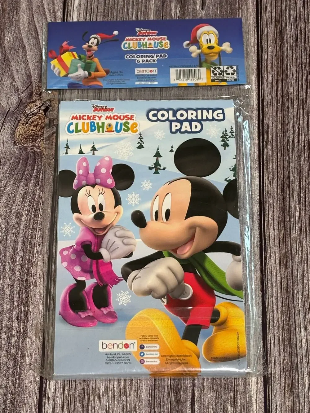 Disney Mickey Mouse Clubhouse Christmas Activity Pads (6ct) Party Favors